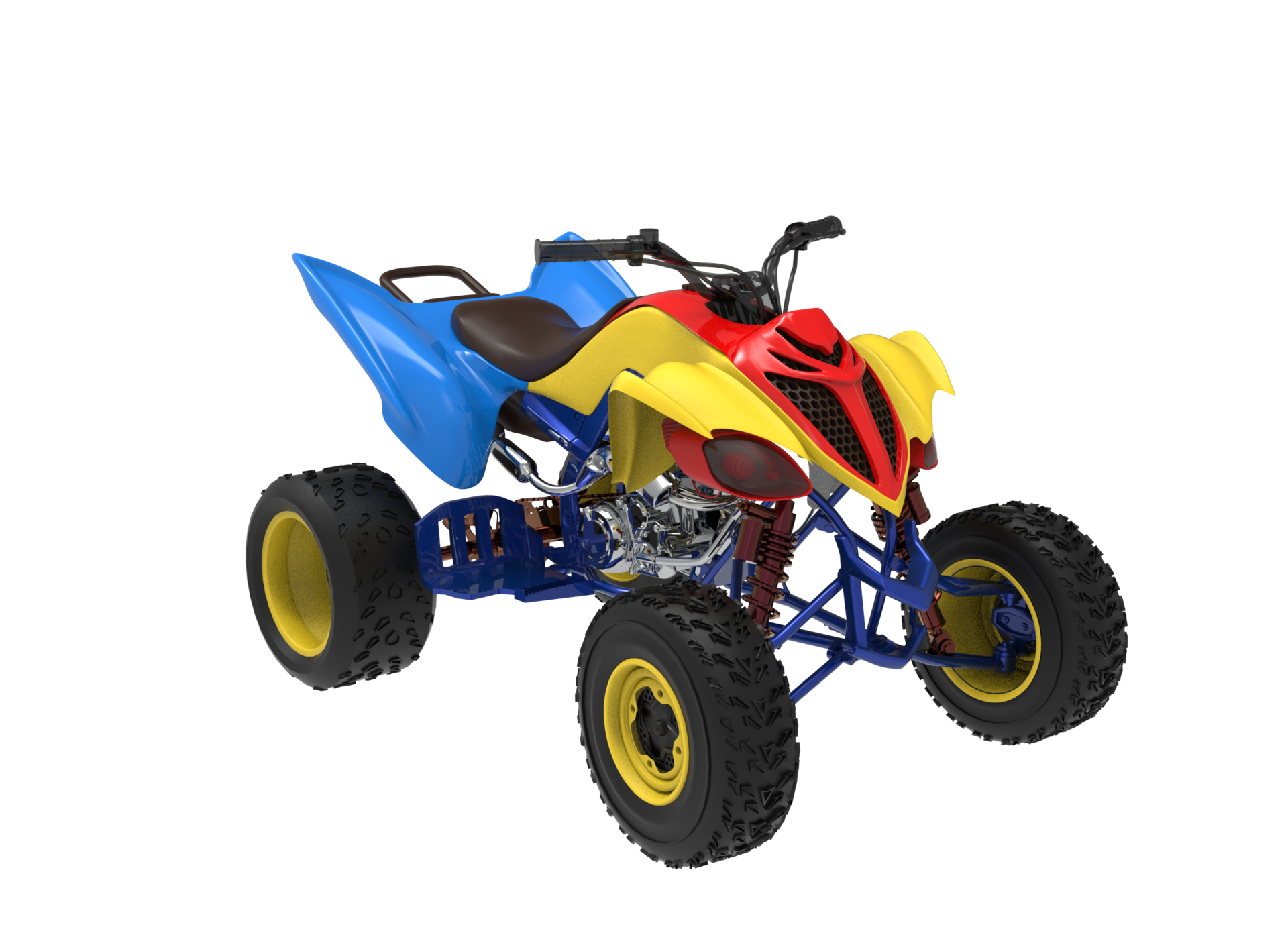 quad bike race isolated 29110652 PNG