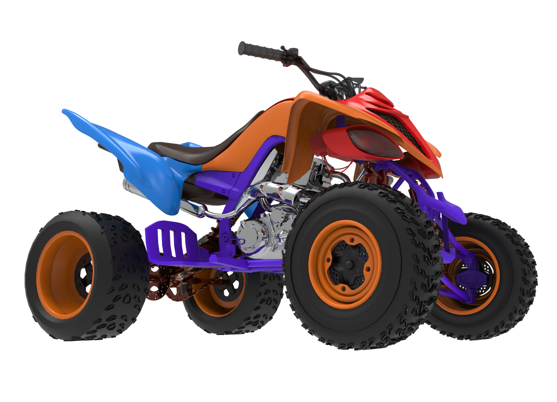 quad bike race isolated 29110668 PNG