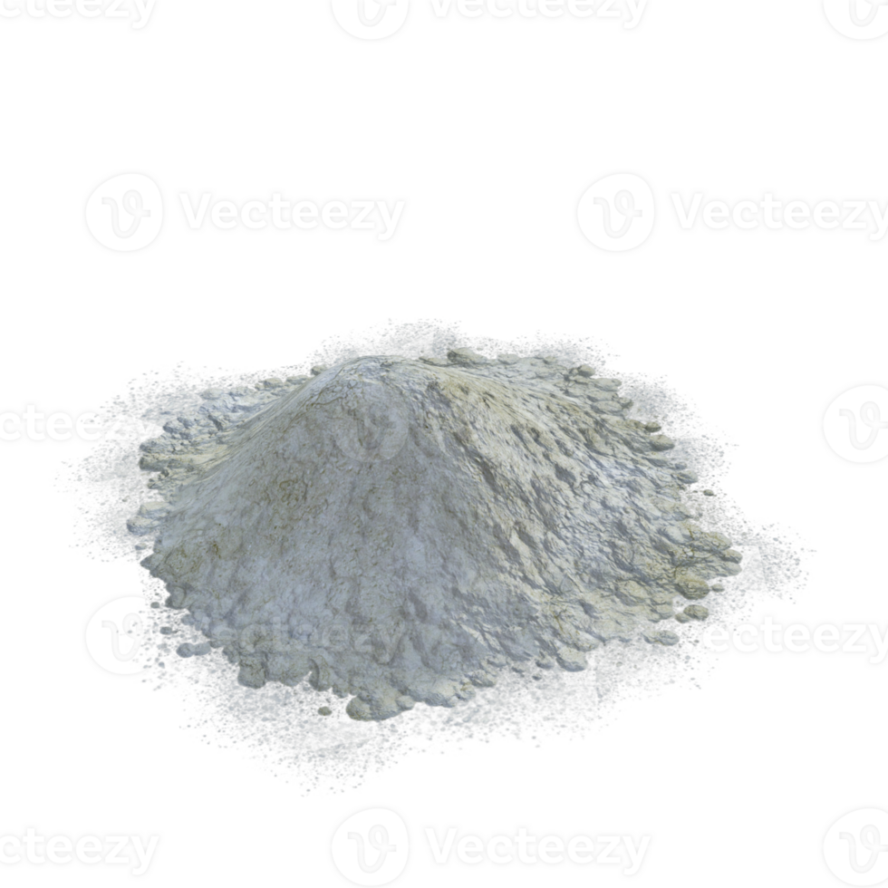Powder isolated 3d png
