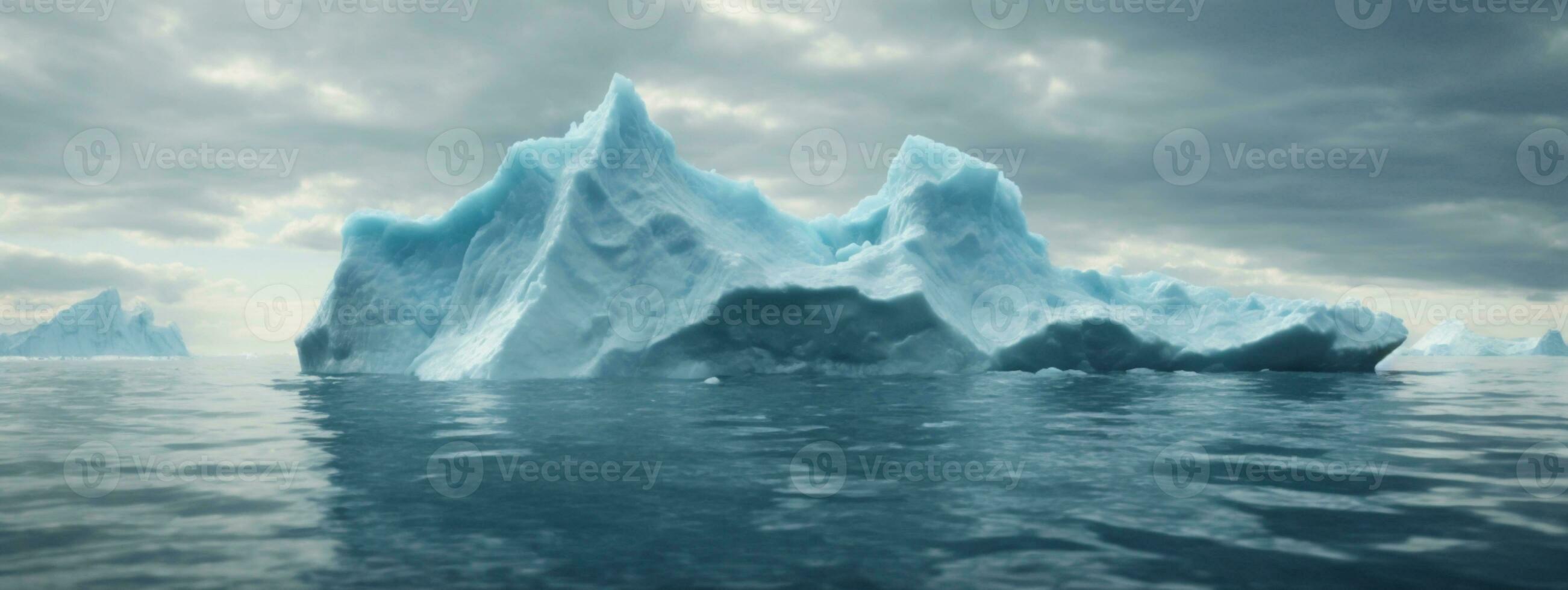 South and North pole and all things related. AI generated photo