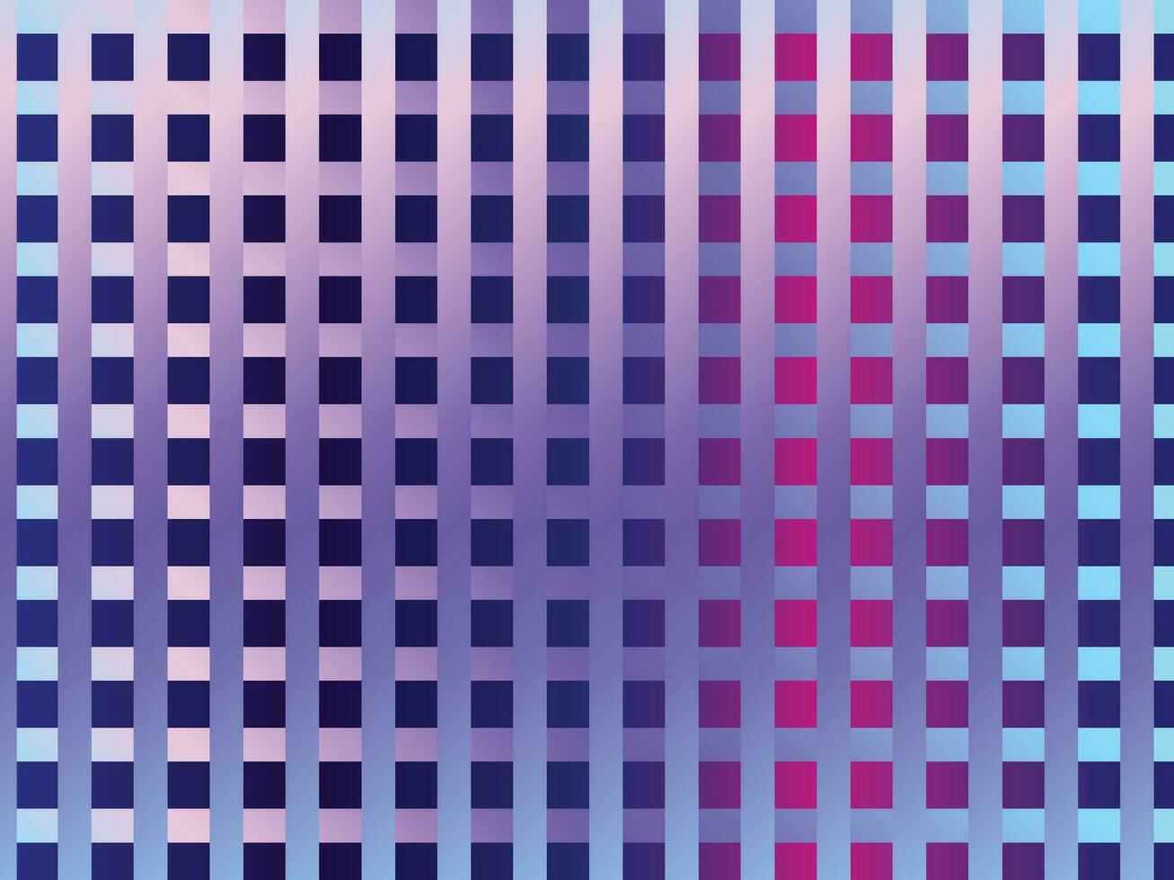 Gradient grid blue, purple, and pink colored decorative vector background illustration isolated on landscape horizontal template design. Simple concept poster wallpaper backdrop.