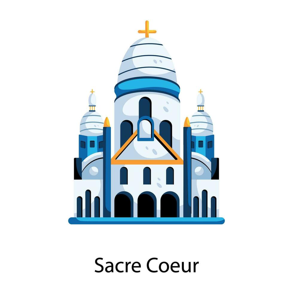 de moda sacre coeur vector