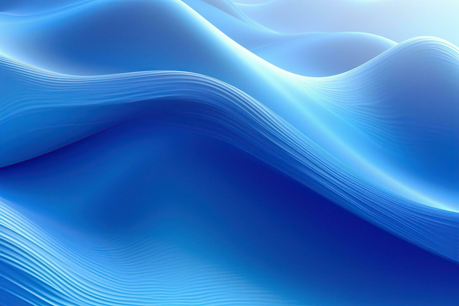 Soft blue gradient background AI Generated, AI Generative photo