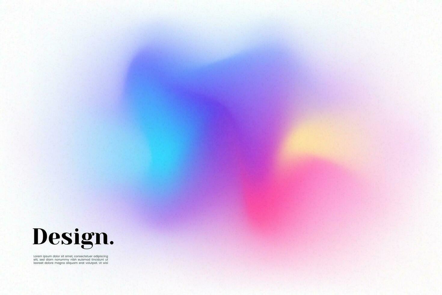 Abstract background in gradient colors. Colorful grain banner vector illustration.
