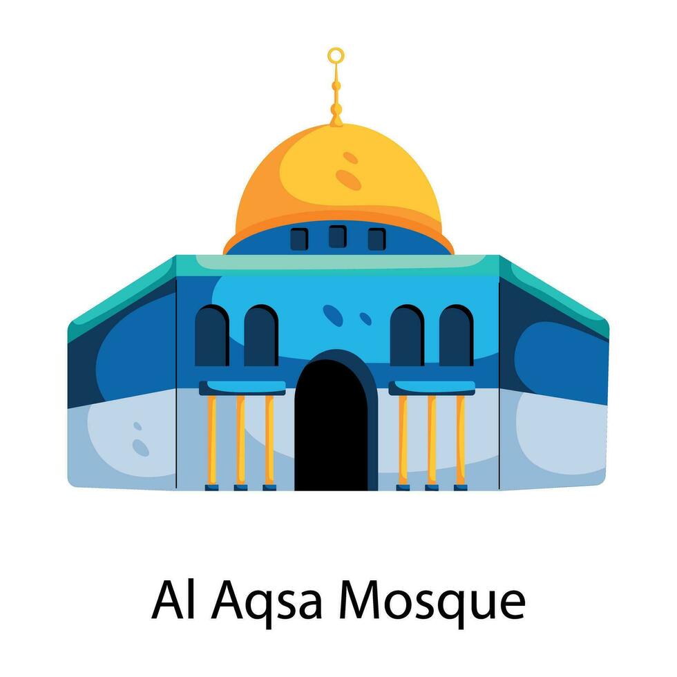 mezquita de al aqsa vector