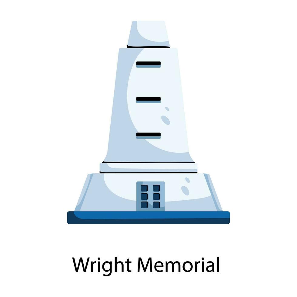 de moda wright monumento vector