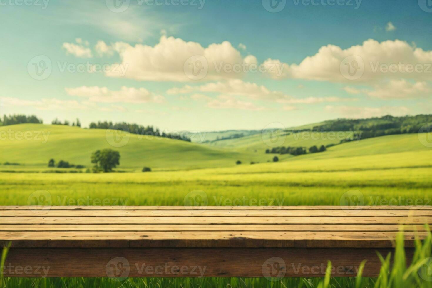 Spring background. AI generated photo