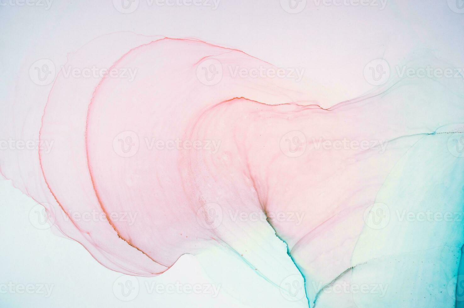 Alcohol ink sea texture. Abstract ocean art. Natural Luxury. Style incorporates the swirls of marble or the ripples of agate. Very beautiful red paint. photo