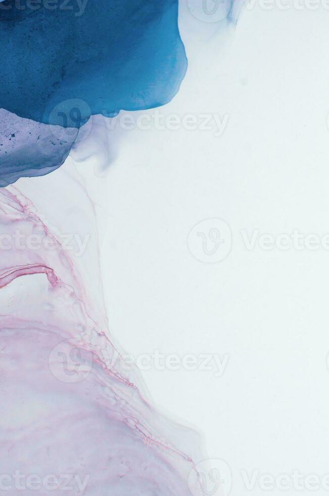 Alcohol ink. Style incorporates the swirls of marble or the ripples of agate. Abstract painting, can be used as a trendy background for wallpapers, posters, cards, invitations, websites. photo