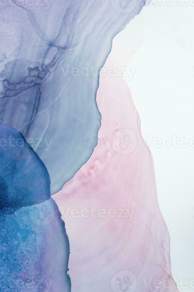 Alcohol ink. Style incorporates the swirls of marble or the ripples of agate. Abstract painting, can be used as a trendy background for wallpapers, posters, cards, invitations, websites. photo