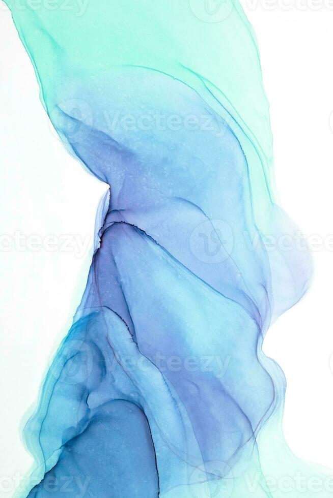 Artistic background that applicable for design cover, poster, brochure. Modern art. Marble texture. Natural pattern. Ink colors are amazingly bright. Alcohol ink sea texture. Contemporary art. photo