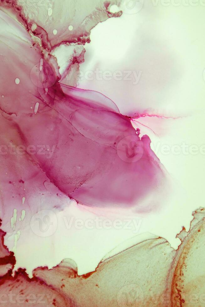 Alcohol ink. Style incorporates the swirls of marble or the ripples of agate. Abstract painting, can be used as a trendy background for wallpapers, posters, cards, invitations, websites. photo