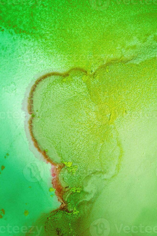 Ink, paint, abstract. Closeup of the painting. Colorful abstract painting background. Highly-textured oil paint. High quality details. Alcohol ink modern abstract painting, modern contemporary art. photo