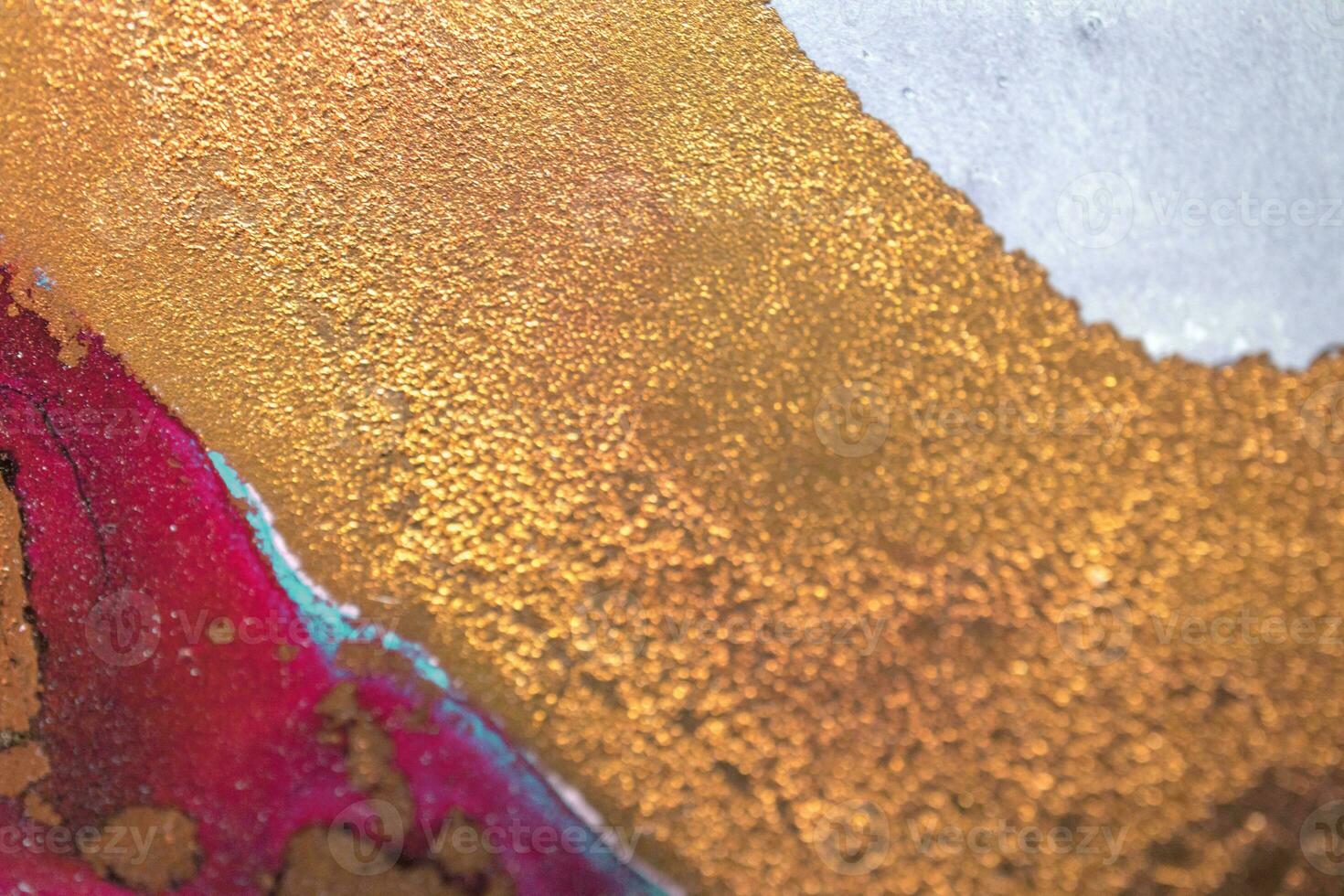 Ink, paint, abstract. Closeup of the painting. Colorful abstract painting background. Highly-textured oil paint. High quality details. Alcohol ink modern abstract painting, modern contemporary art. photo