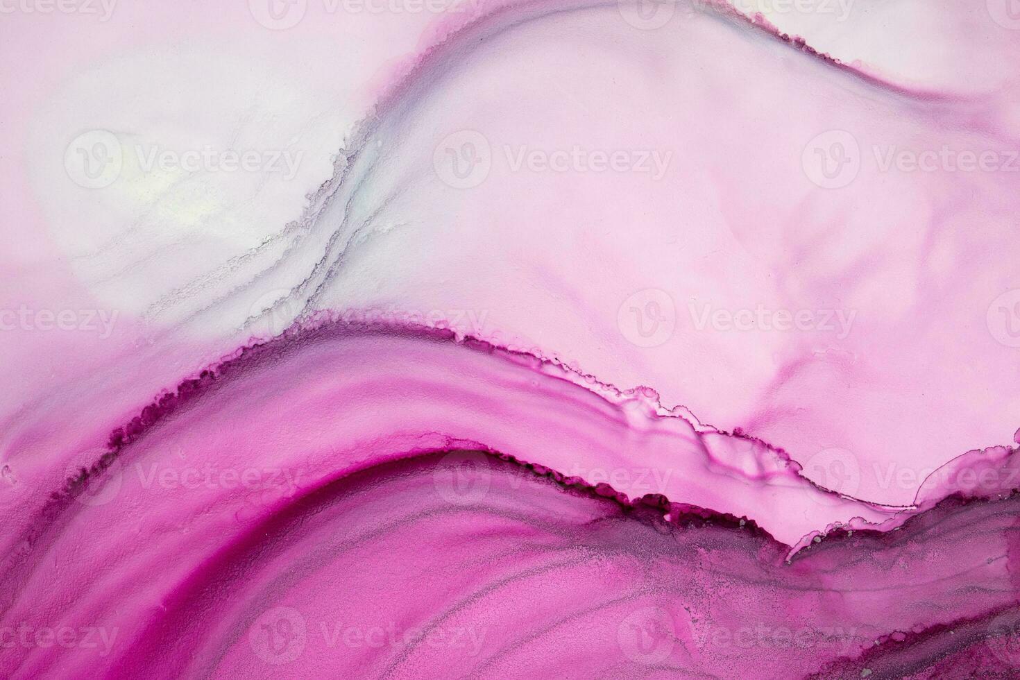 Alcohol ink sea texture. Abstract ocean art. Natural Luxury. Style incorporates the swirls of marble or the ripples of agate. Very beautiful red paint. photo
