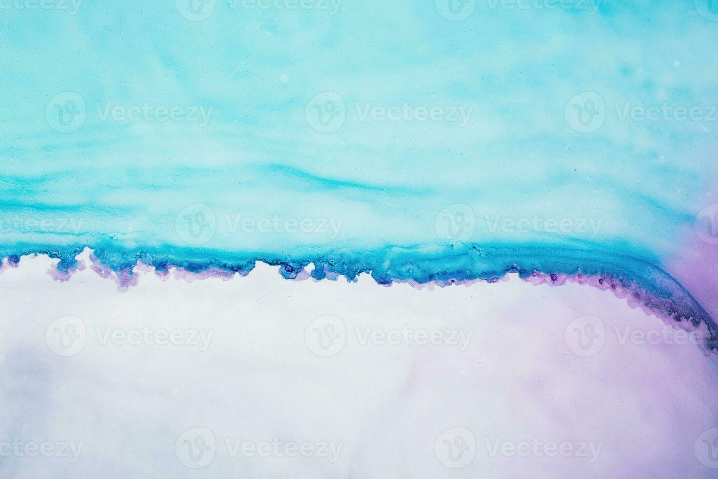 Alcohol ink. Artistic bright splash. Liquid artwork. Purple marble texture. Abstract ethereal swirl. Contemporary art. Abstract art background. Multicolored bright texture. Sophisticated illustration. photo