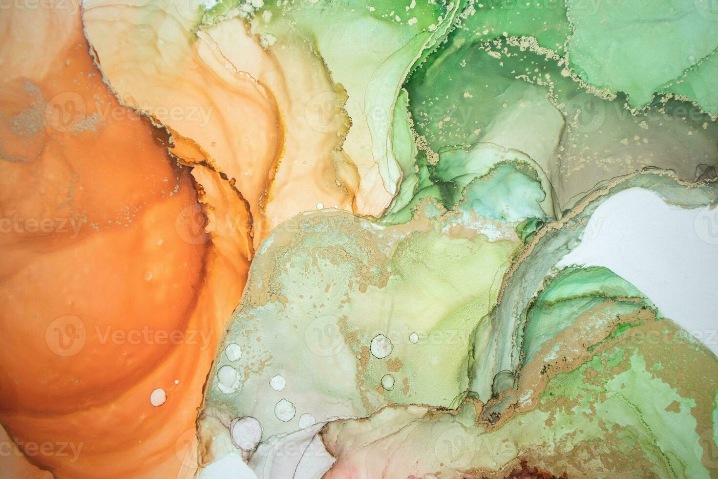Alcohol ink. Style incorporates the swirls of marble or the ripples of agate. Abstract painting, can be used as a trendy background for wallpapers, posters, cards, invitations, websites. photo