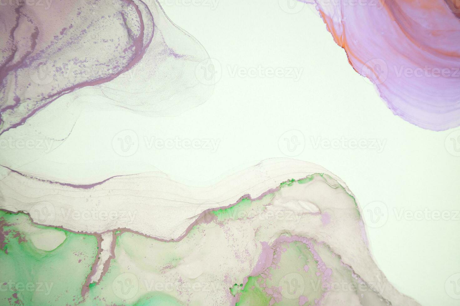 Alcohol ink. Style incorporates the swirls of marble or the ripples of agate. Abstract painting, can be used as a trendy background for wallpapers, posters, cards, invitations, websites. photo