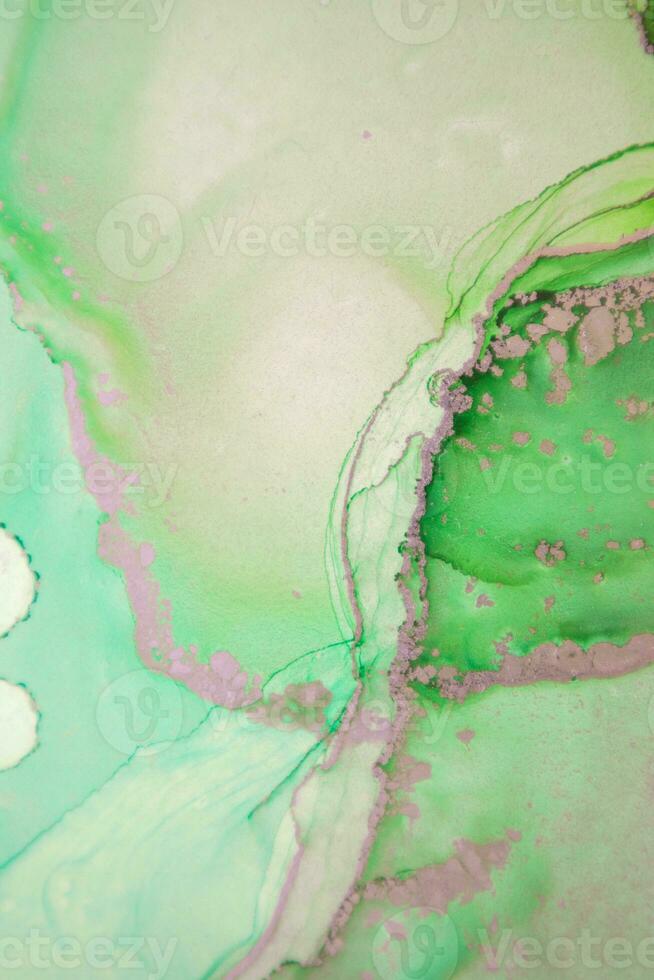 Alcohol ink. Style incorporates the swirls of marble or the ripples of agate. Abstract painting, can be used as a trendy background for wallpapers, posters, cards, invitations, websites. photo