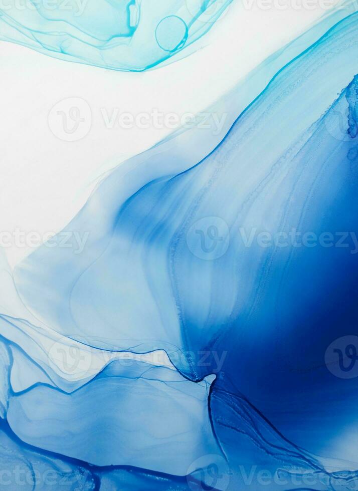 Alcohol ink. Style incorporates the swirls of marble or the ripples of agate. Abstract painting, can be used as a trendy background for wallpapers, posters, cards, invitations, websites. photo