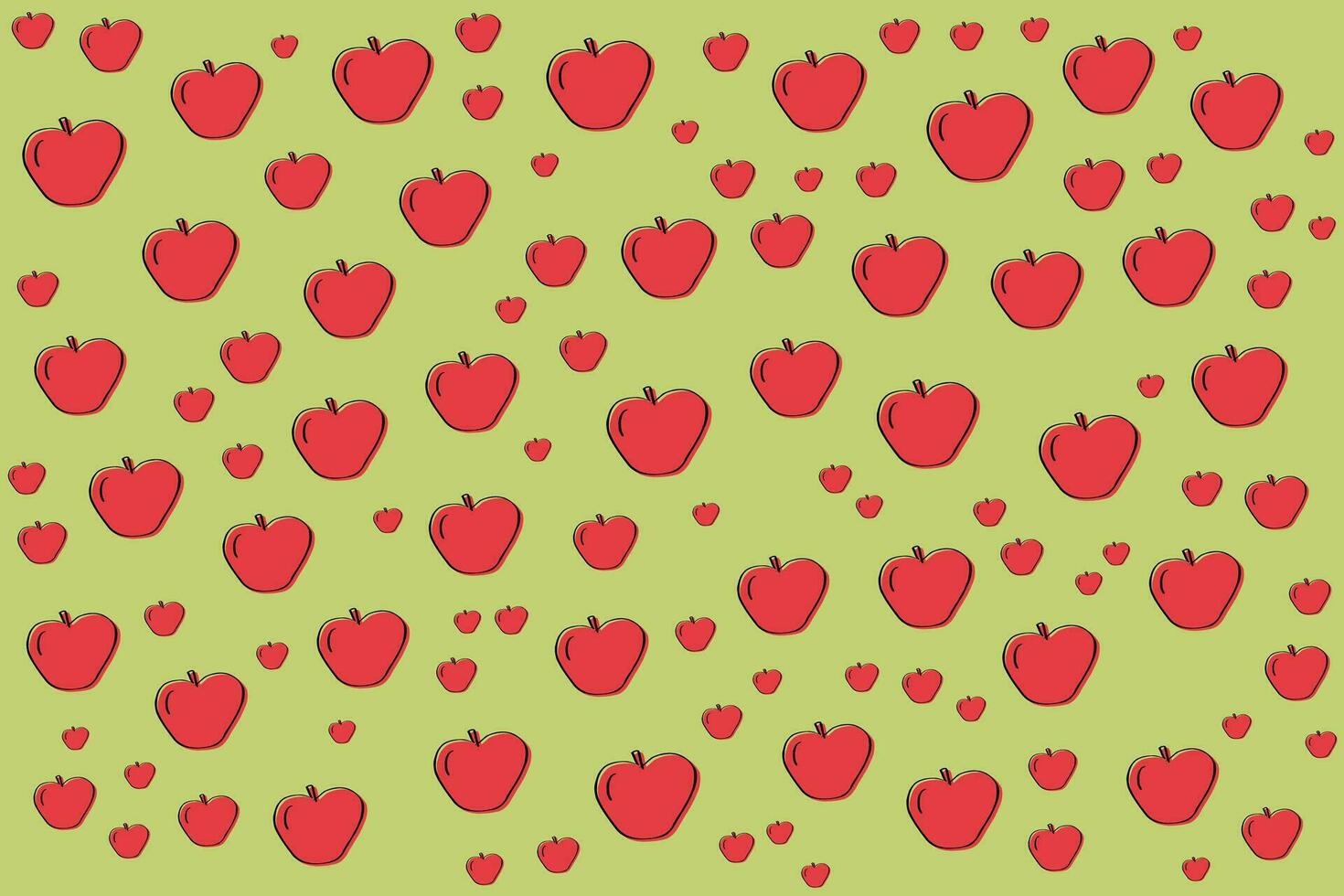 pattern with fruit vector