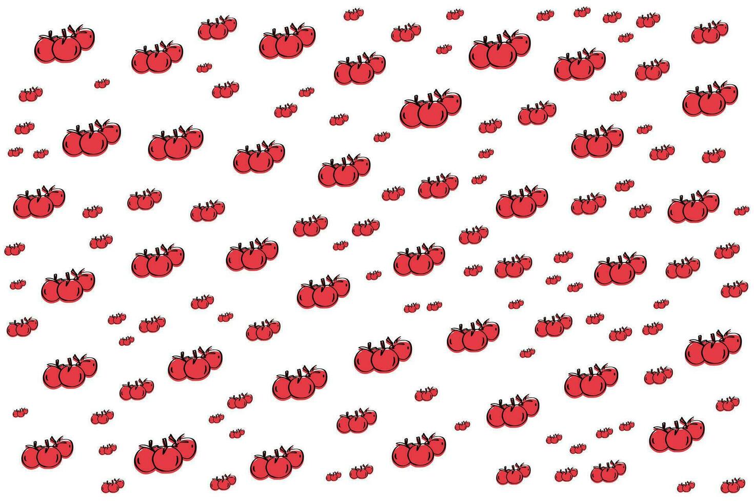 pattern with fruit vector