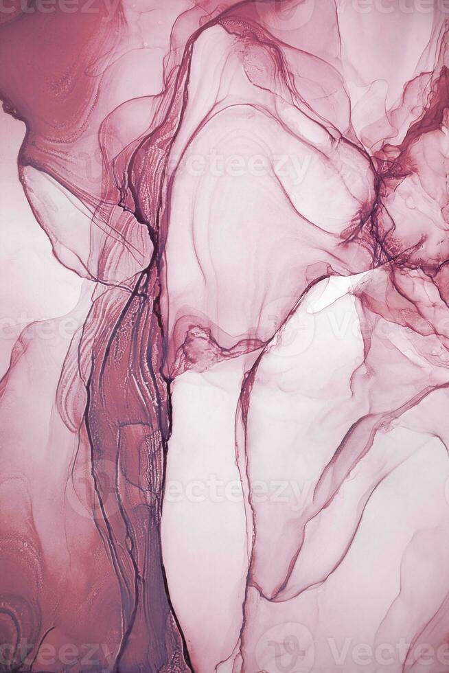 Alcohol ink. Style incorporates the swirls of marble or the ripples of agate. Abstract painting, can be used as a trendy background for wallpapers, posters, cards, invitations, websites. photo