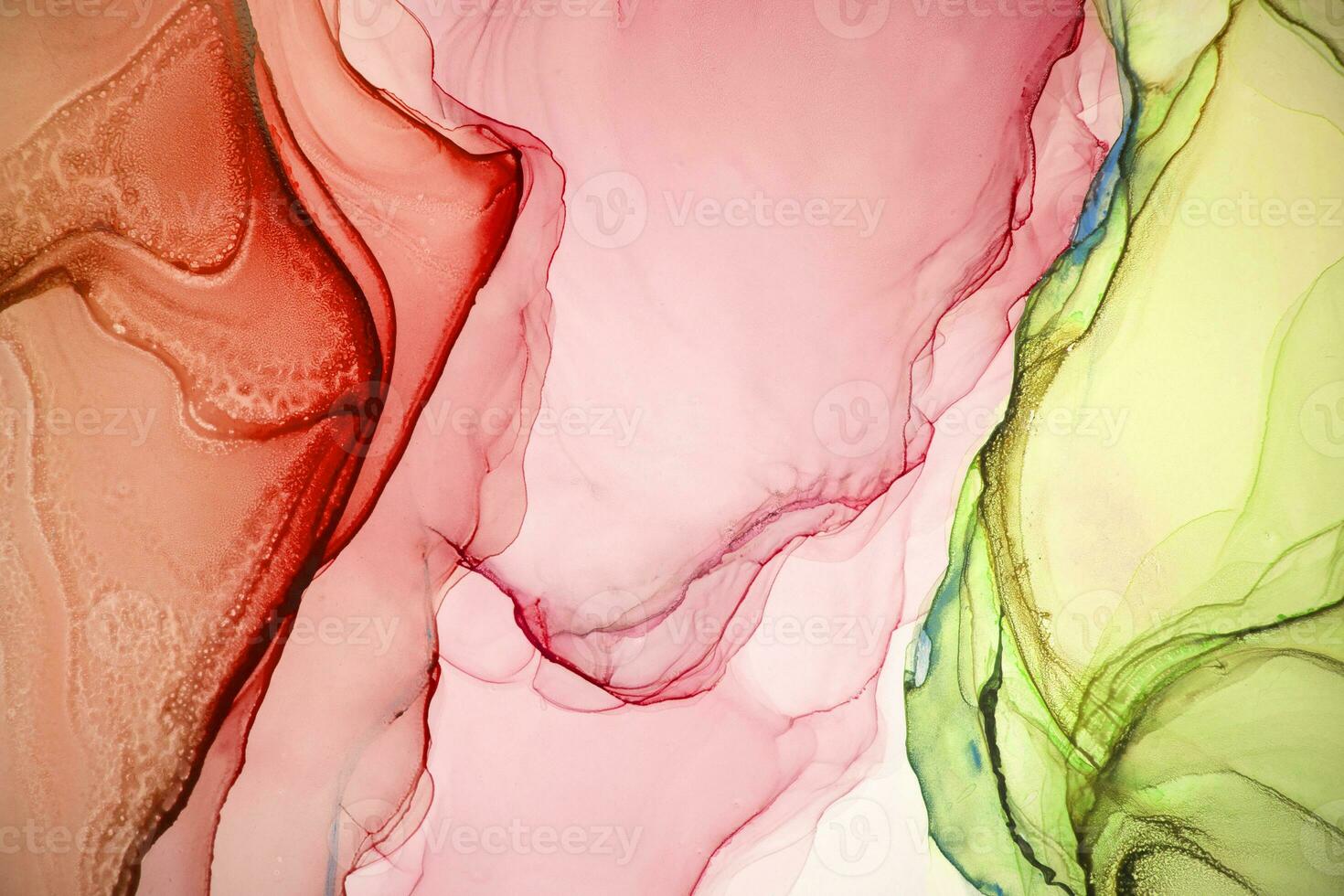 Alcohol ink. Style incorporates the swirls of marble or the ripples of agate. Abstract painting, can be used as a trendy background for wallpapers, posters, cards, invitations, websites. photo
