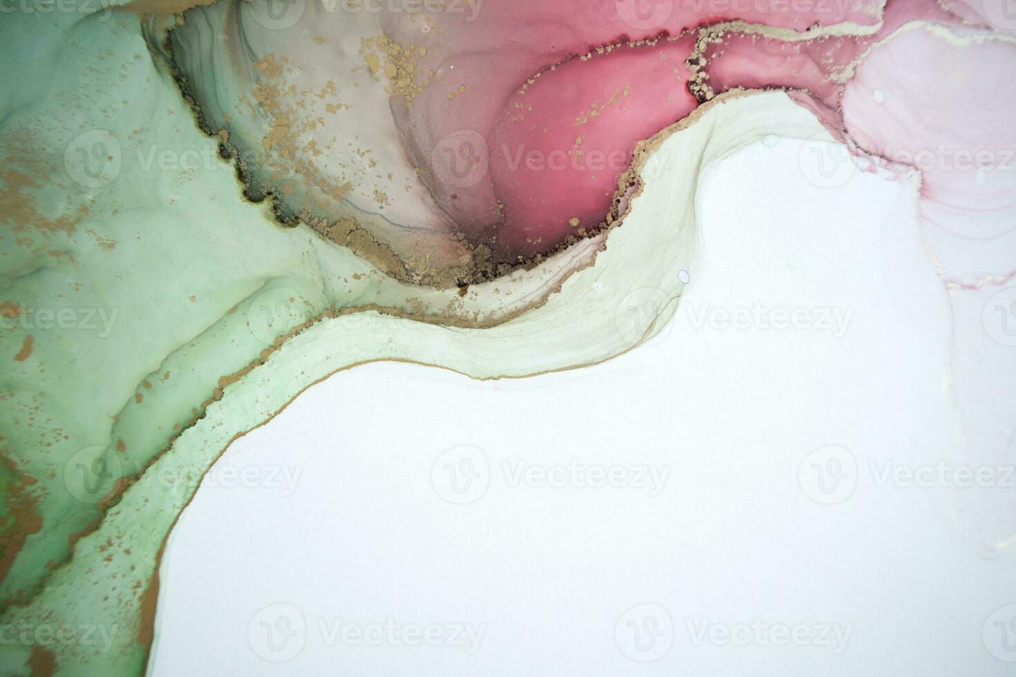 Alcohol ink. Style incorporates the swirls of marble or the ripples of agate. Abstract painting, can be used as a trendy background for wallpapers, posters, cards, invitations, websites. photo