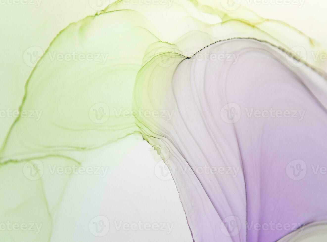 Ink colors are amazingly bright, luminous, translucent, free-flowing, and dry quickly. Abstract artwork. Trendy wallpaper. Natural pattern, luxury. Art for your design project. Transparent creativity. photo