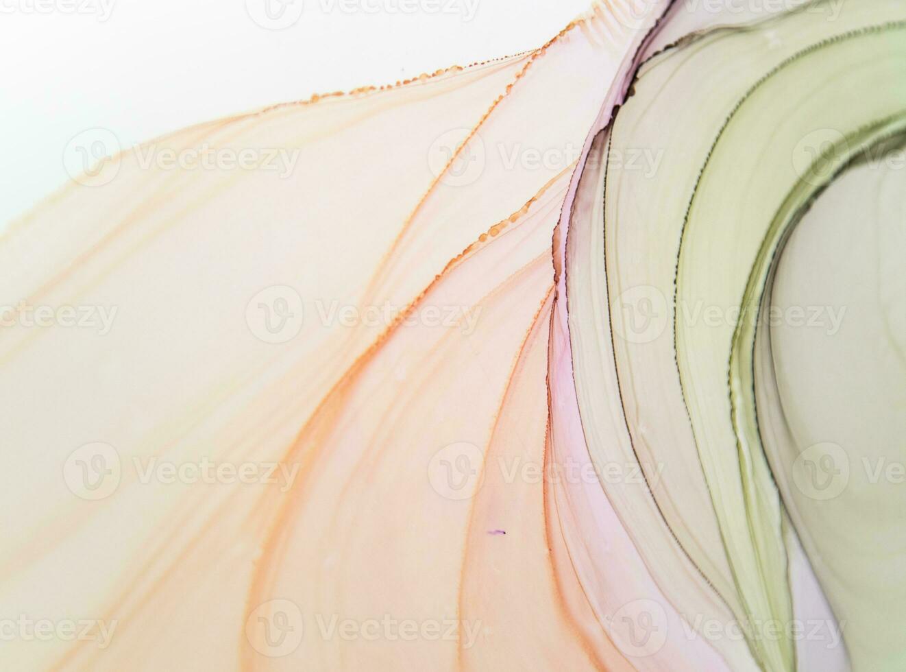 Ink colors are amazingly bright, luminous, translucent, free-flowing, and dry quickly. Abstract artwork. Trendy wallpaper. Natural pattern, luxury. Art for your design project. Transparent creativity. photo