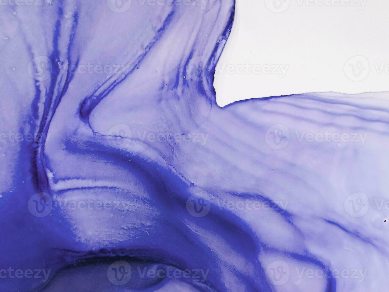 Blue marbled alcohol ink drawing effect. Illustration backdrop. photo
