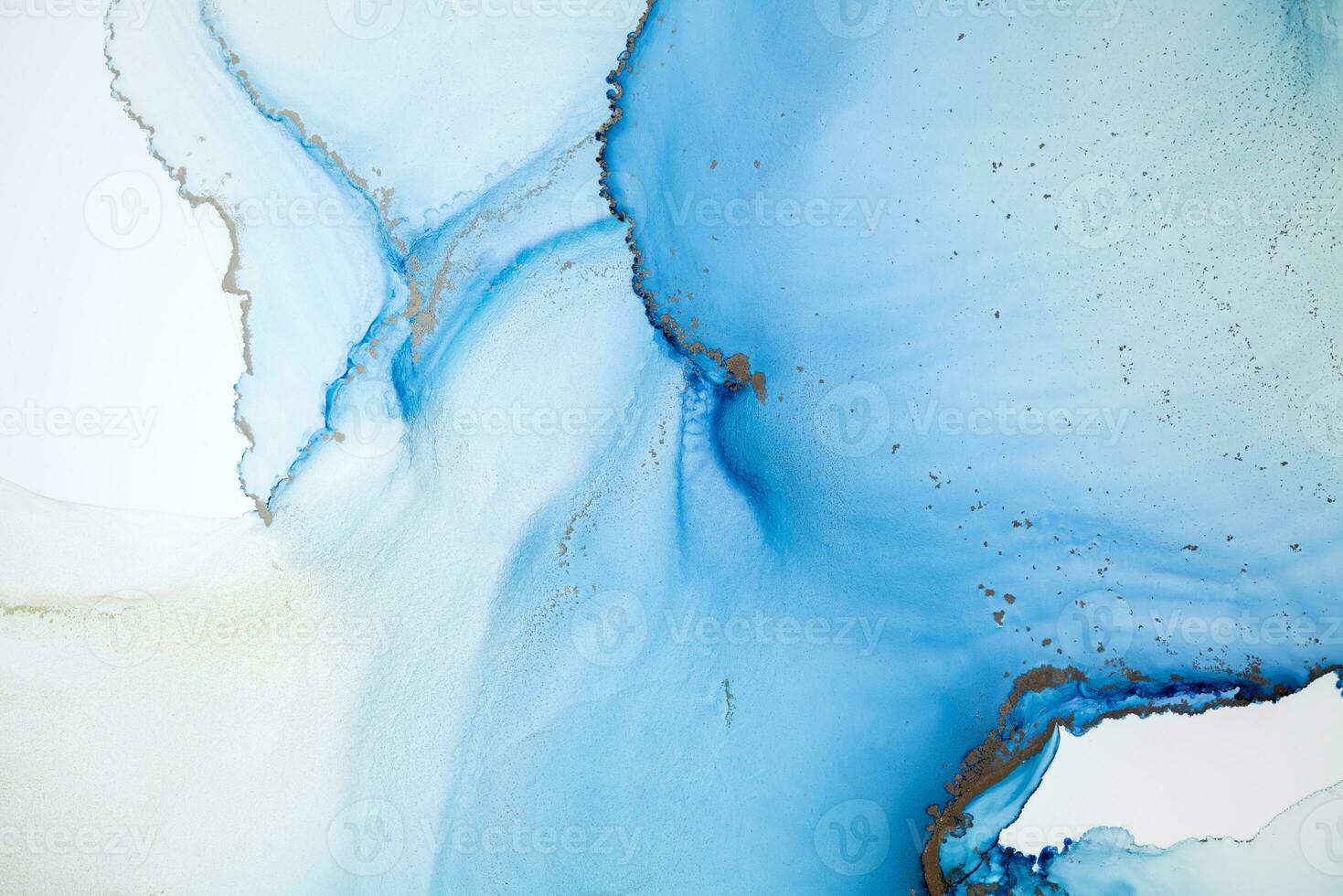 Abstract liquid painting background alcohol ink technique. the abstract ocean includes swirls of marble or ripples of agate. Luxurious fluid painting. photo