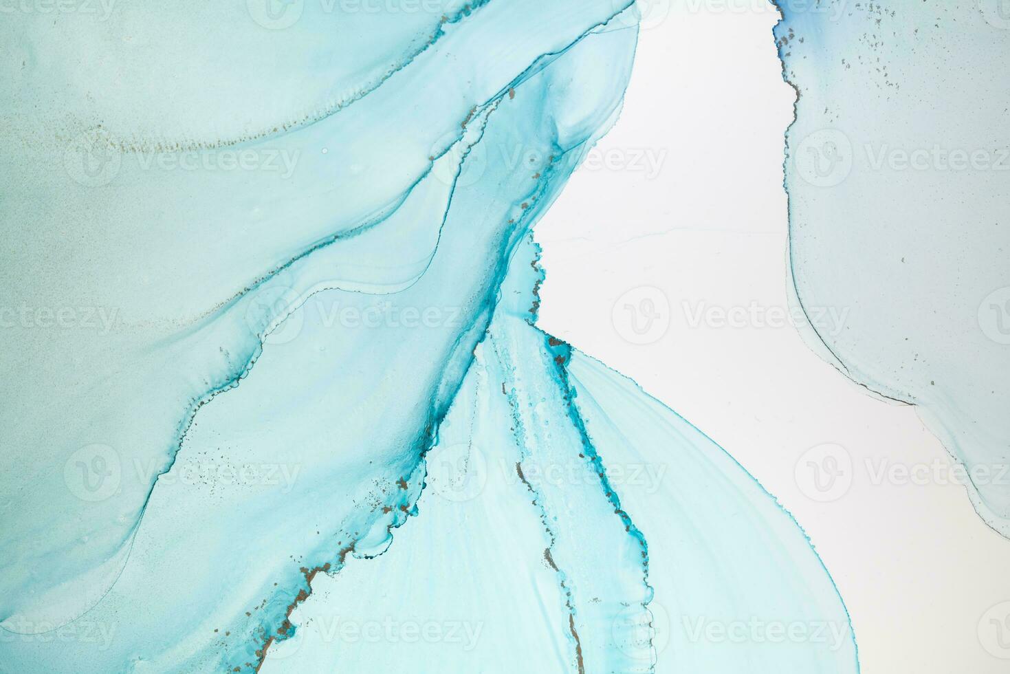 Abstract liquid painting background alcohol ink technique. the abstract ocean includes swirls of marble or ripples of agate. Luxurious fluid painting. photo
