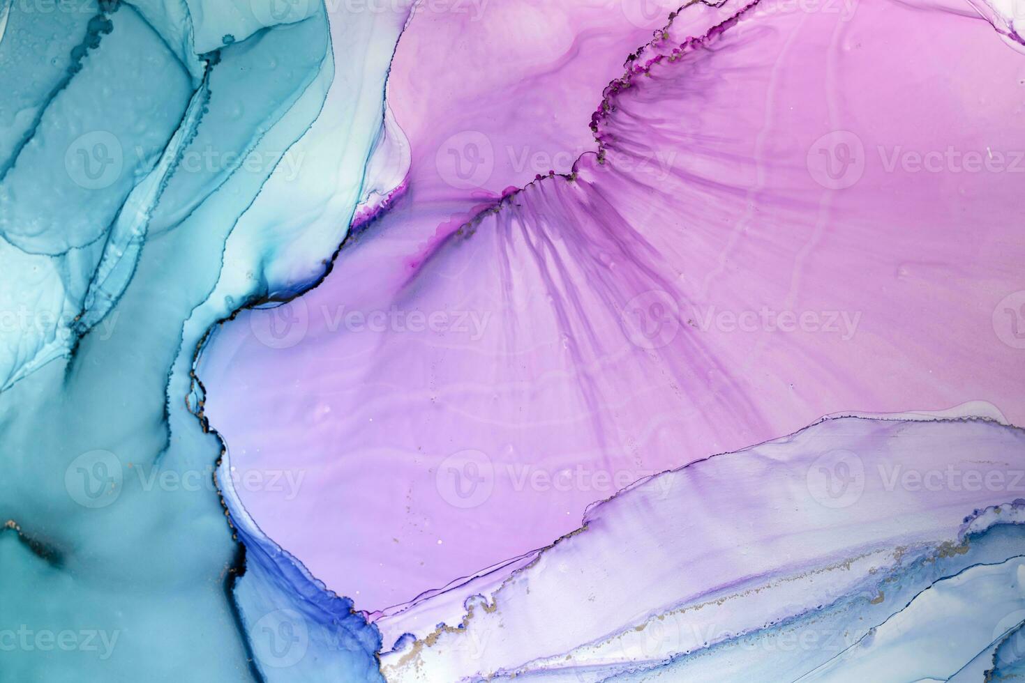 Abstract liquid painting background alcohol ink technique. the abstract ocean includes swirls of marble or ripples of agate. Luxurious fluid painting. photo