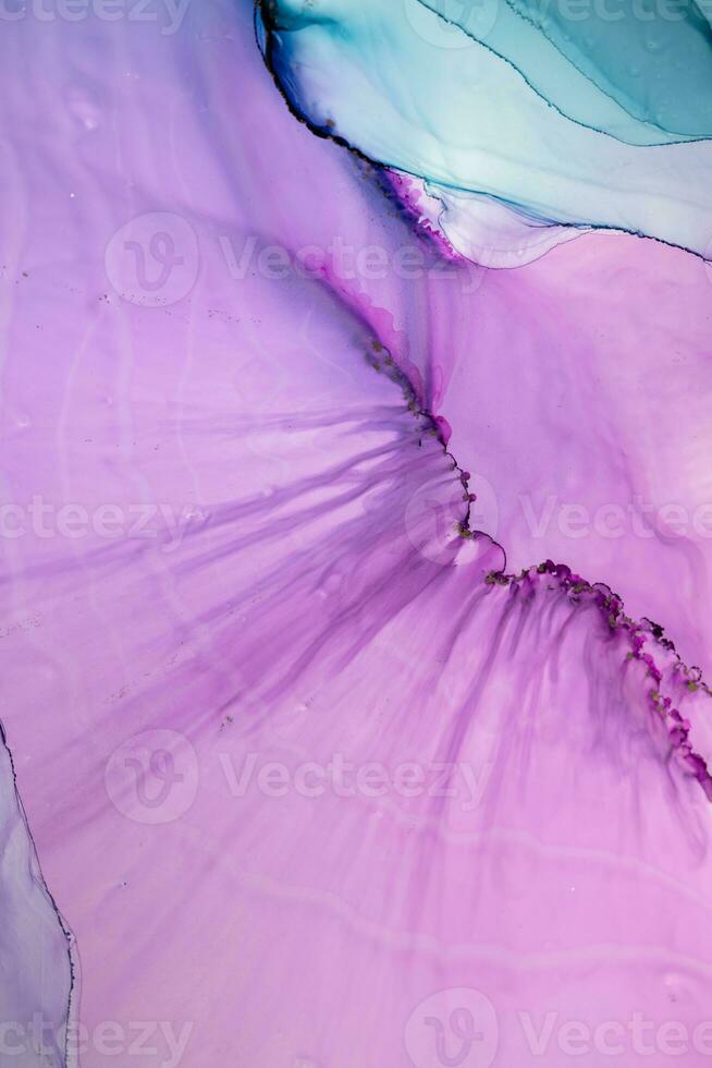 Abstract liquid painting background alcohol ink technique. the abstract ocean includes swirls of marble or ripples of agate. Luxurious fluid painting. photo