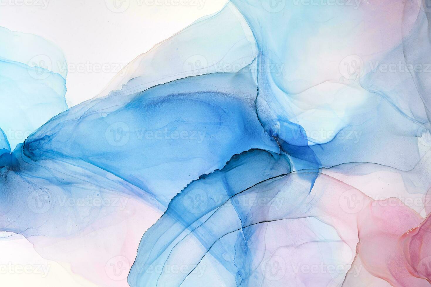 Abstract liquid painting background alcohol ink technique. the abstract ocean includes swirls of marble or ripples of agate. Luxurious fluid painting. photo