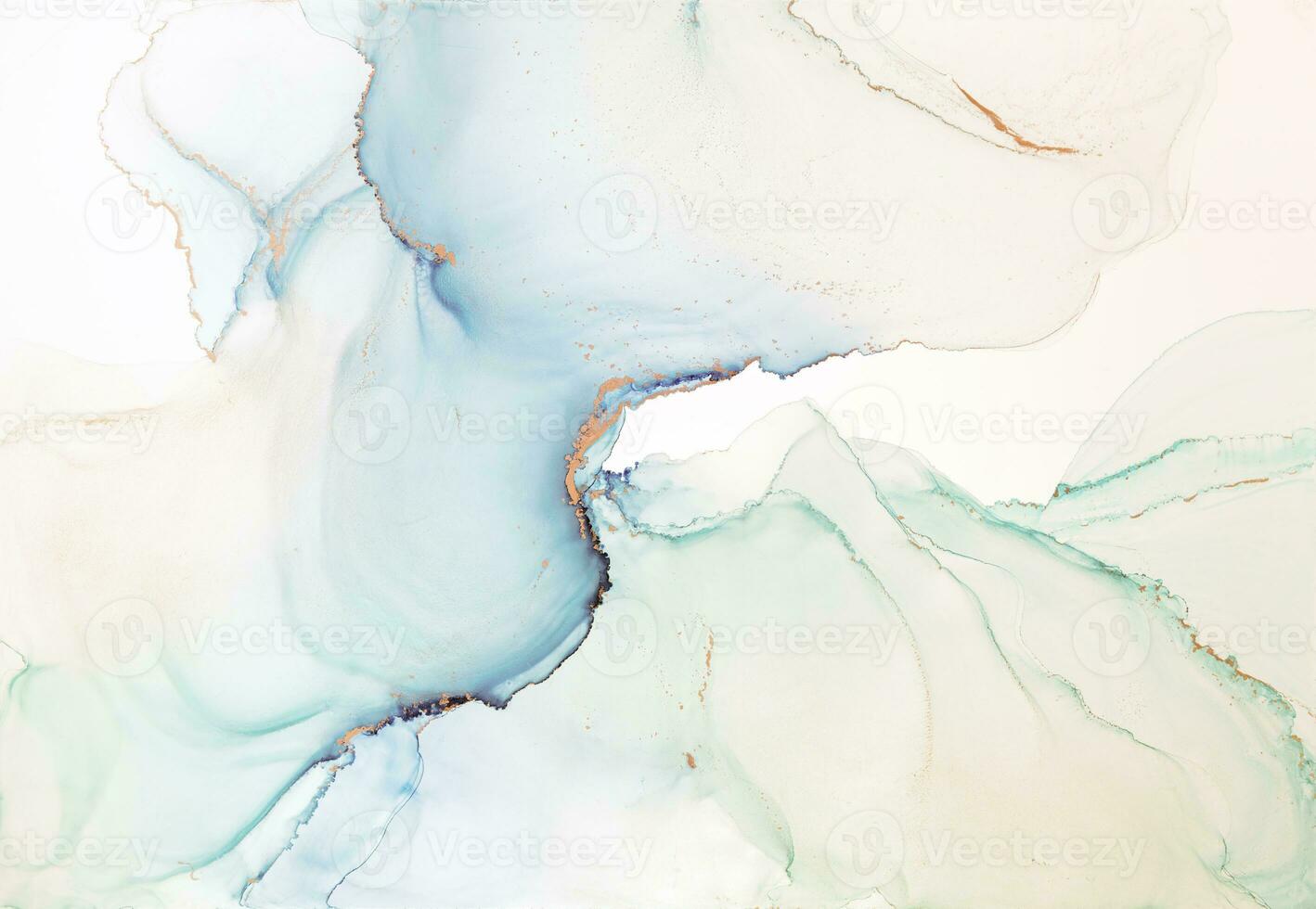 Abstract liquid painting background alcohol ink technique. the abstract ocean includes swirls of marble or ripples of agate. Luxurious fluid painting. photo