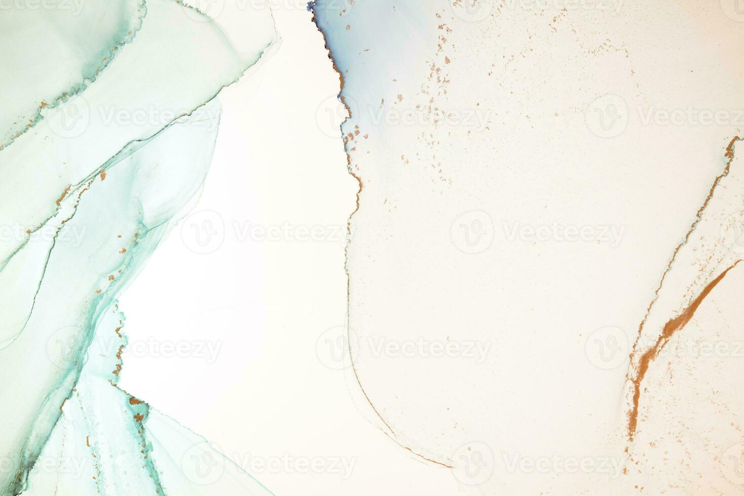 Abstract liquid painting background alcohol ink technique. the abstract ocean includes swirls of marble or ripples of agate. Luxurious fluid painting. photo
