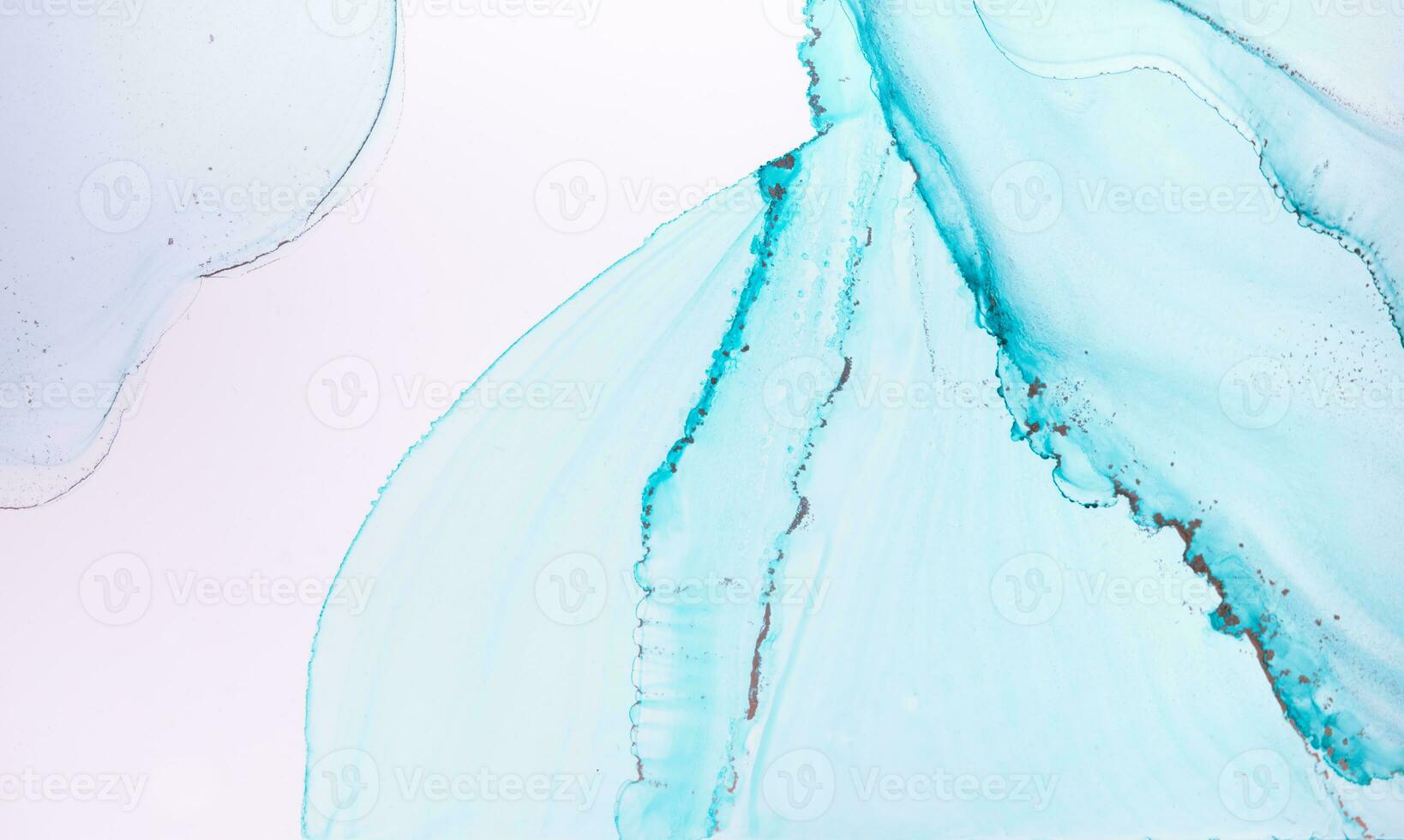 Ink colors are amazingly bright, luminous, translucent, free-flowing, and dry quickly. Abstract artwork. Trendy wallpaper. Natural pattern, luxury. Art for your design project. Transparent creativity. photo