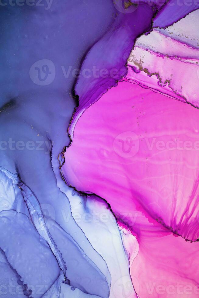 Abstract liquid painting background alcohol ink technique. the abstract ocean includes swirls of marble or ripples of agate. Luxurious fluid painting. photo