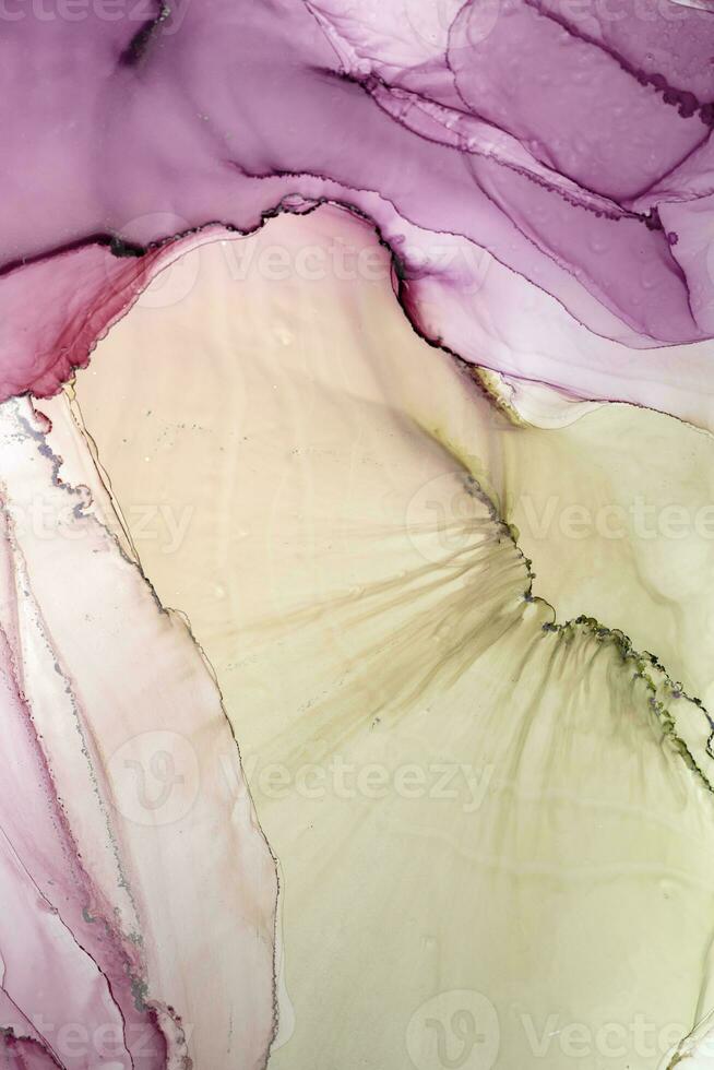Abstract liquid painting background alcohol ink technique. the abstract ocean includes swirls of marble or ripples of agate. Luxurious fluid painting. photo