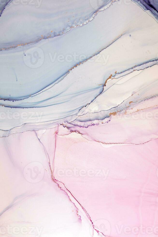 Abstract liquid painting background alcohol ink technique. the abstract ocean includes swirls of marble or ripples of agate. Luxurious fluid painting. photo
