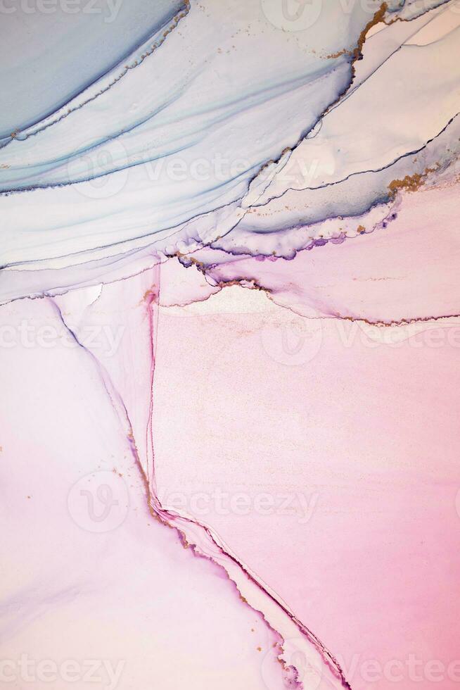 Abstract liquid painting background alcohol ink technique. the abstract ocean includes swirls of marble or ripples of agate. Luxurious fluid painting. photo