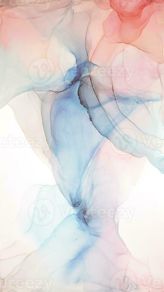 Abstract liquid painting background alcohol ink technique. the abstract ocean includes swirls of marble or ripples of agate. Luxurious fluid painting. photo