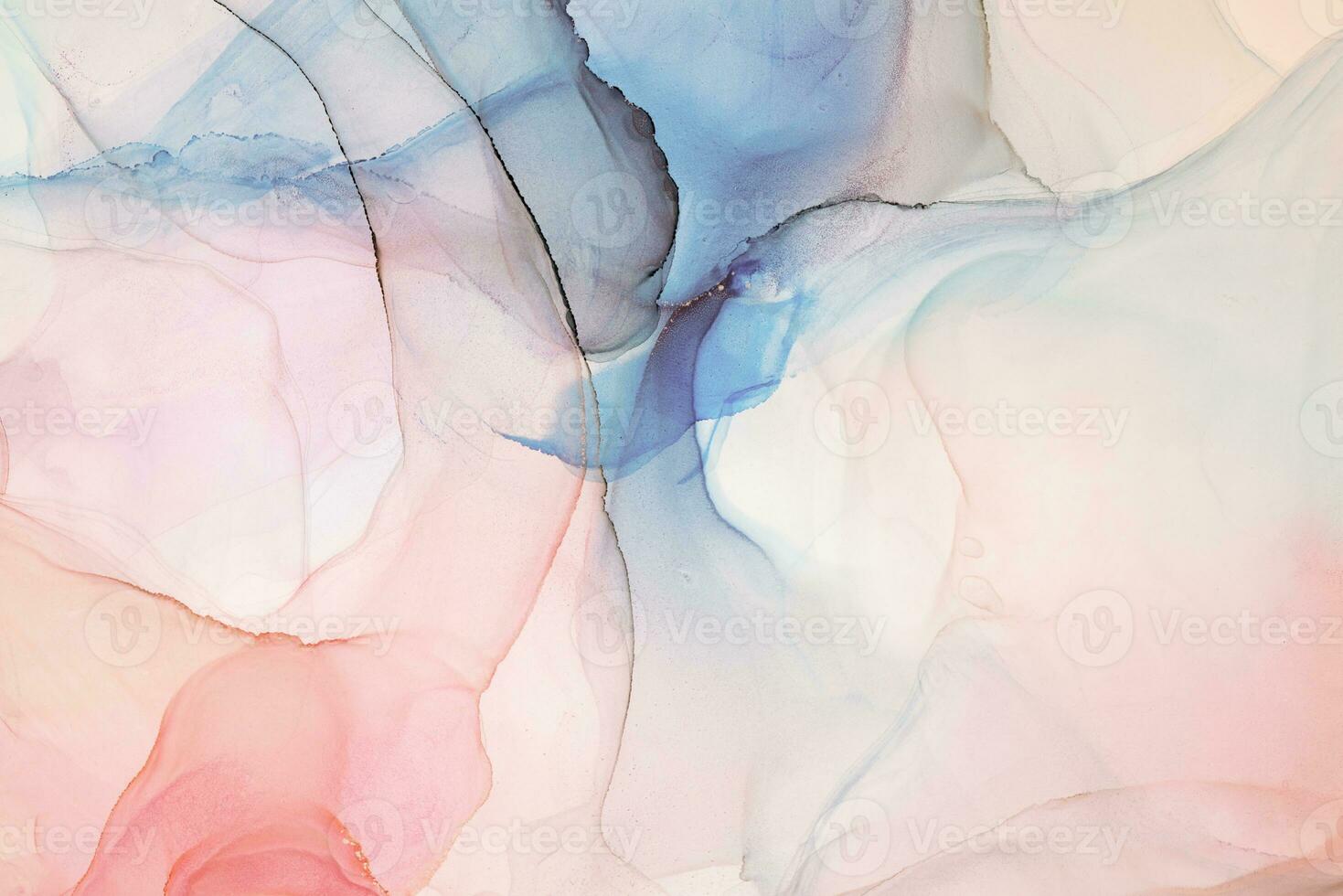 Abstract liquid painting background alcohol ink technique. the abstract ocean includes swirls of marble or ripples of agate. Luxurious fluid painting. photo