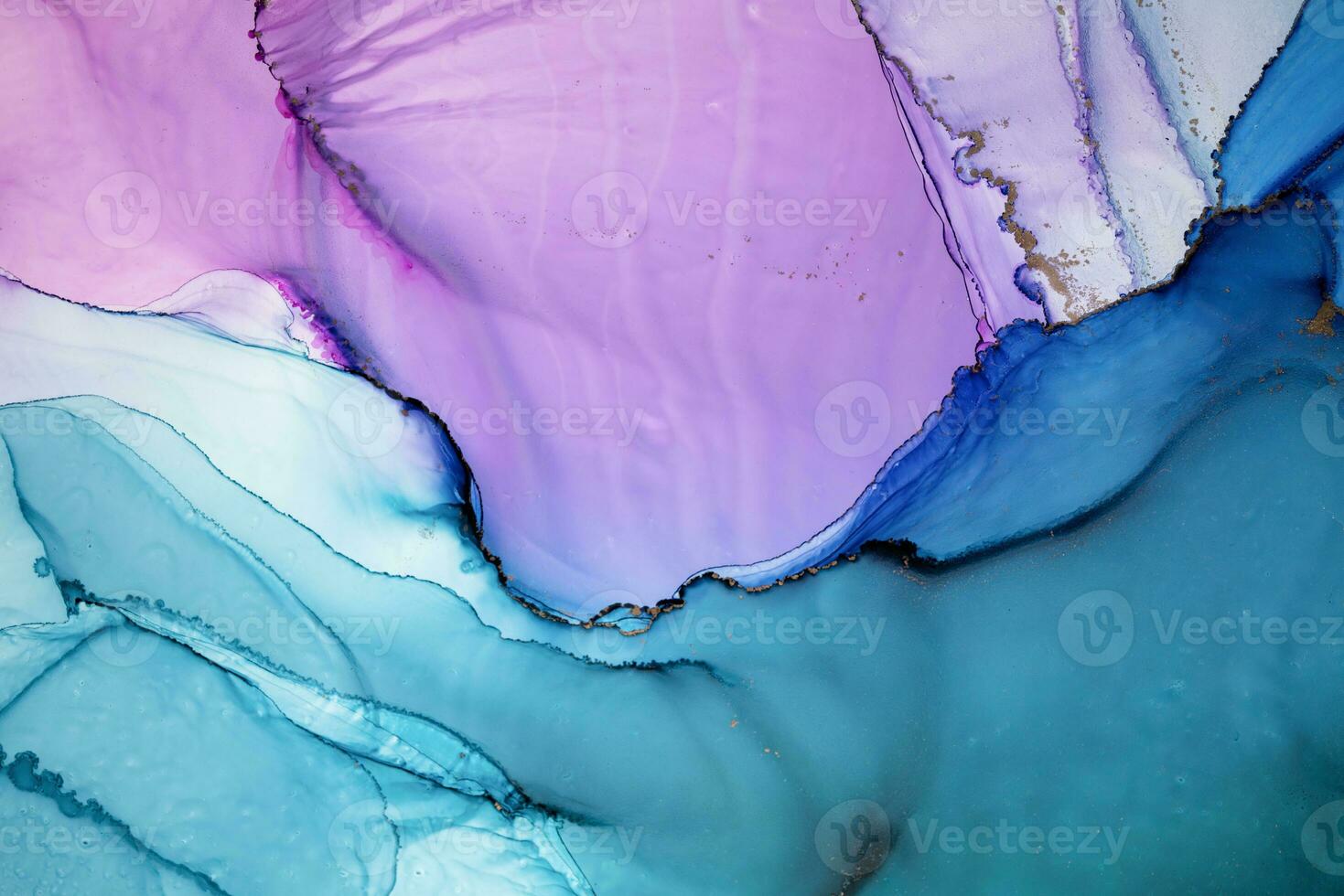 Abstract liquid painting background alcohol ink technique. the abstract ocean includes swirls of marble or ripples of agate. Luxurious fluid painting. photo