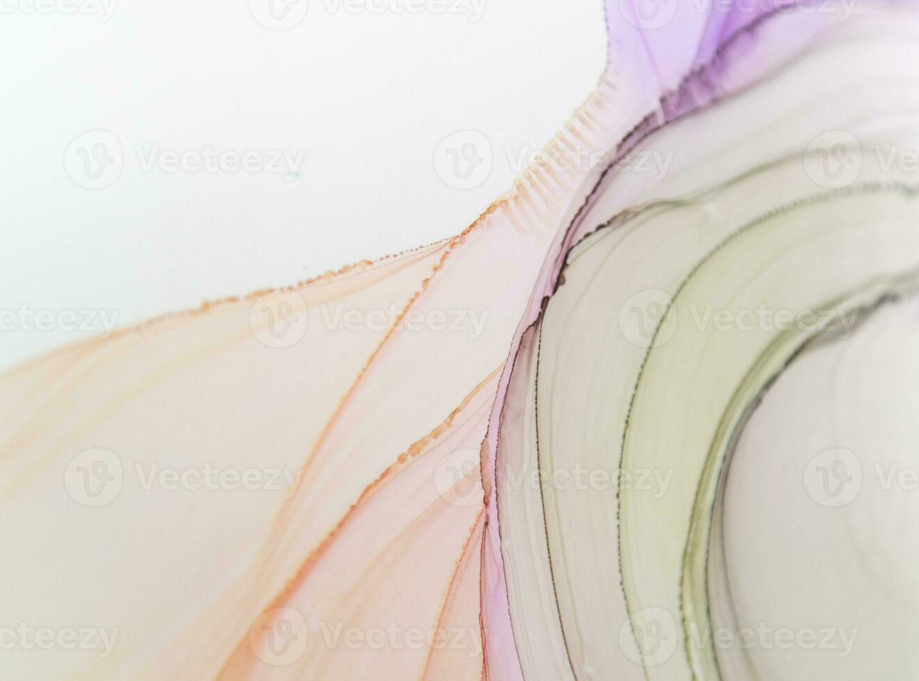 Ink colors are amazingly bright, luminous, translucent, free-flowing, and dry quickly. Abstract artwork. Trendy wallpaper. Natural pattern, luxury. Art for your design project. Transparent creativity. photo