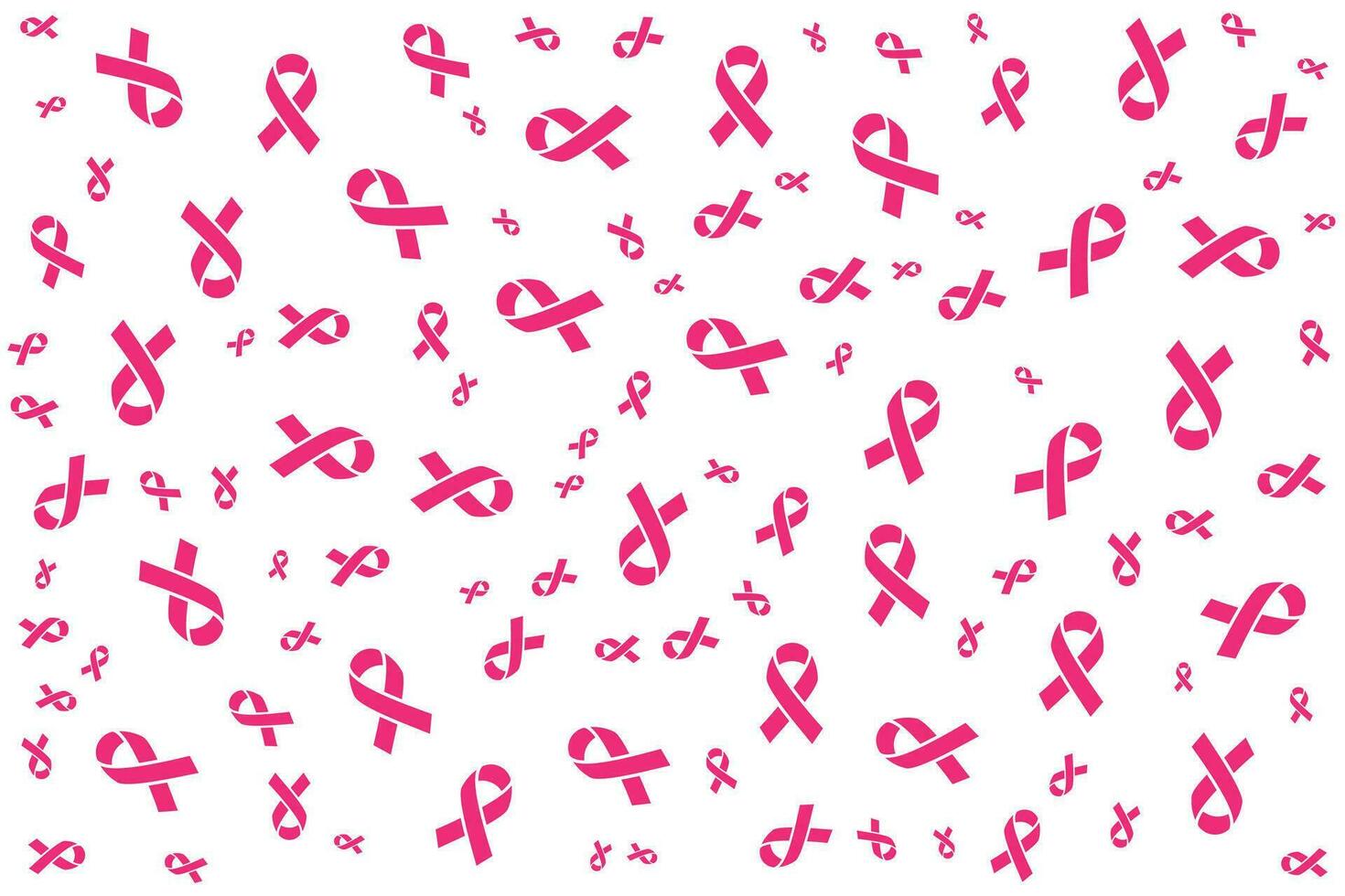 pink ribbon is a symbol of breast cancer awareness vector