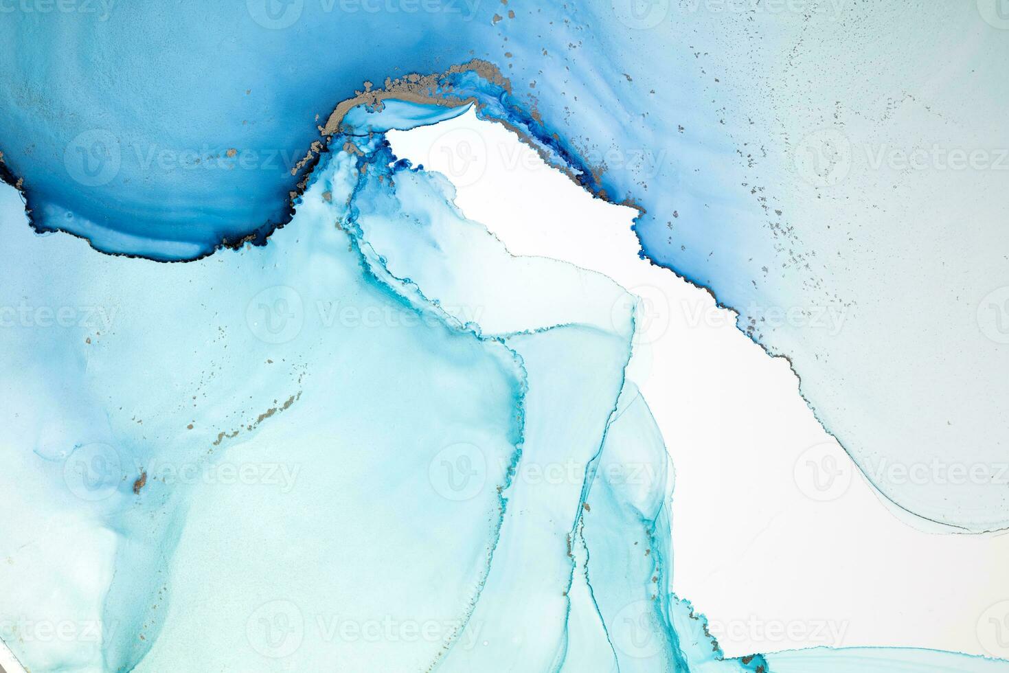 Abstract liquid painting background alcohol ink technique. the abstract ocean includes swirls of marble or ripples of agate. Luxurious fluid painting. photo